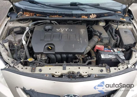 2009 Toyota Corolla Le из США, поврежденный, VIN 2T1BU40E59C021512